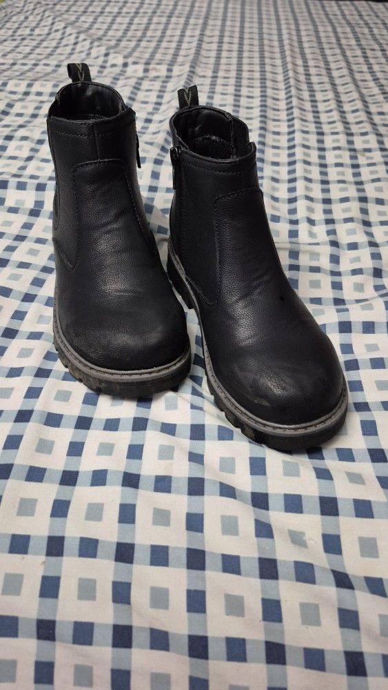 Black Boots Size 3 Youth