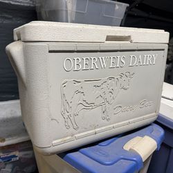 Oberweis Dairy Box Home Delivery Milk Cooler Ice Chest