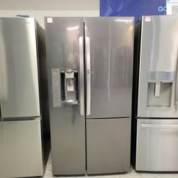 LG Side‑by‑Side Fridge – Stainless, Ice & Water Dispenser