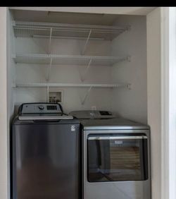 Washer and dryer