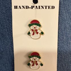 JHB Vintage Snowman Buttons 