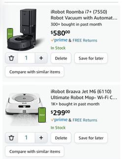iRobot Roomba I7 Mop Braava M6