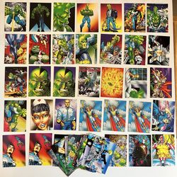 Vintage 1992 Savage Dragon Card Lot (49)