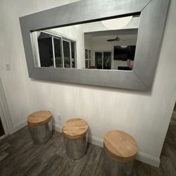 Solid Wood Mirror 