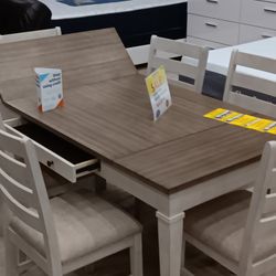 Jessica Storage Dining Table Sets W/6 Chairs---Only $599---Unreal Pricing!!!---Delivery And Setup Available 