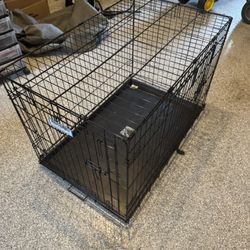 Double Door Dog Crate