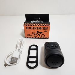 Bicycle Electric Bell Bike USB Charging Horn MTB Mountain Bike Warning Safety Ring Waterproof Bell Cycling Accessories
