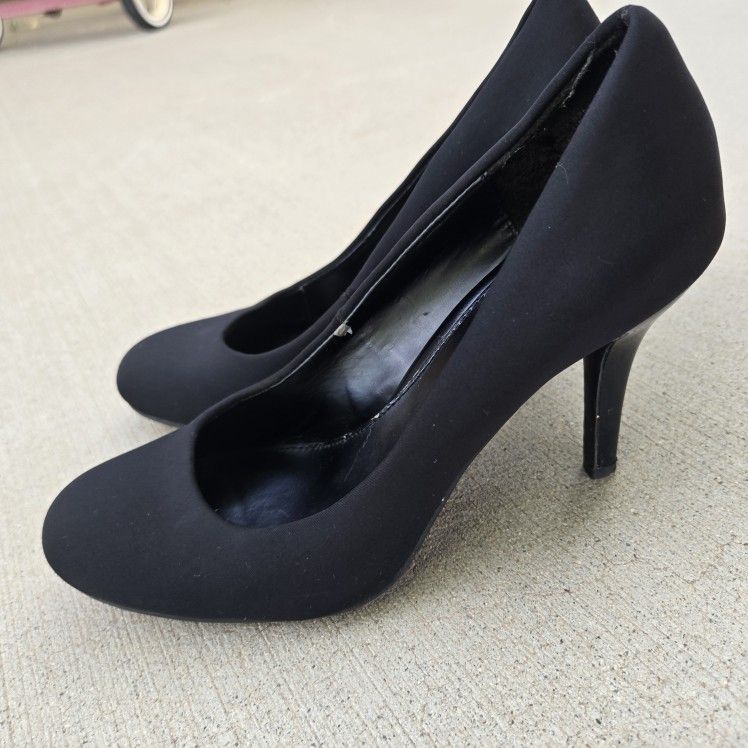 a.n.a Black High Heels Size 7