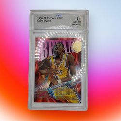 LAKERS 1996-97 Z-FORCE  #142 EGS KOBE BRYANT PLAYER #8 
