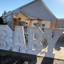 Baby Marquee Letters 