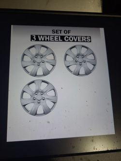 New Hubcaps 17 inch THREE NO RINGS $15
