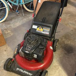 21 in. 140 cc Briggs and Stratton Walk Behind Gas Push Lawn Mower with Height Adjustment and with Mulch Bag