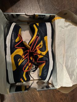Offwhite Michigan Dunks 10.5 