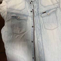 G Star Large western style shirt