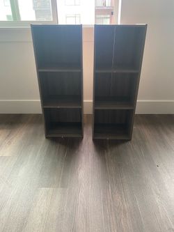 Matching mini bookcases