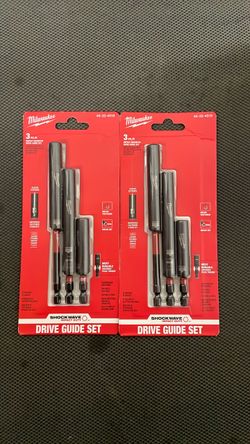Milwaukee SHOCKWAVE Impact Duty Alloy Steel Magnetic Drive Guide Set (3-Piece)