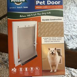 Unused Medium Pet Door
