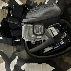 2 Go pro batteries W/ Case And Accessories