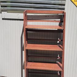 Wood book shelf