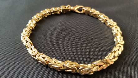 Genuine 14k Byzantine bracelet