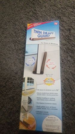 Twin draft Guard fits doors and windows up to 36"