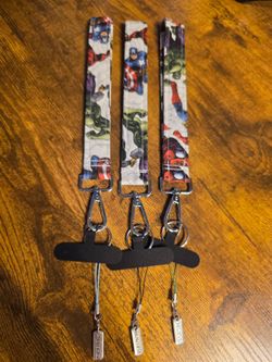Marvel Superhero Wrist Lanyard Keychain