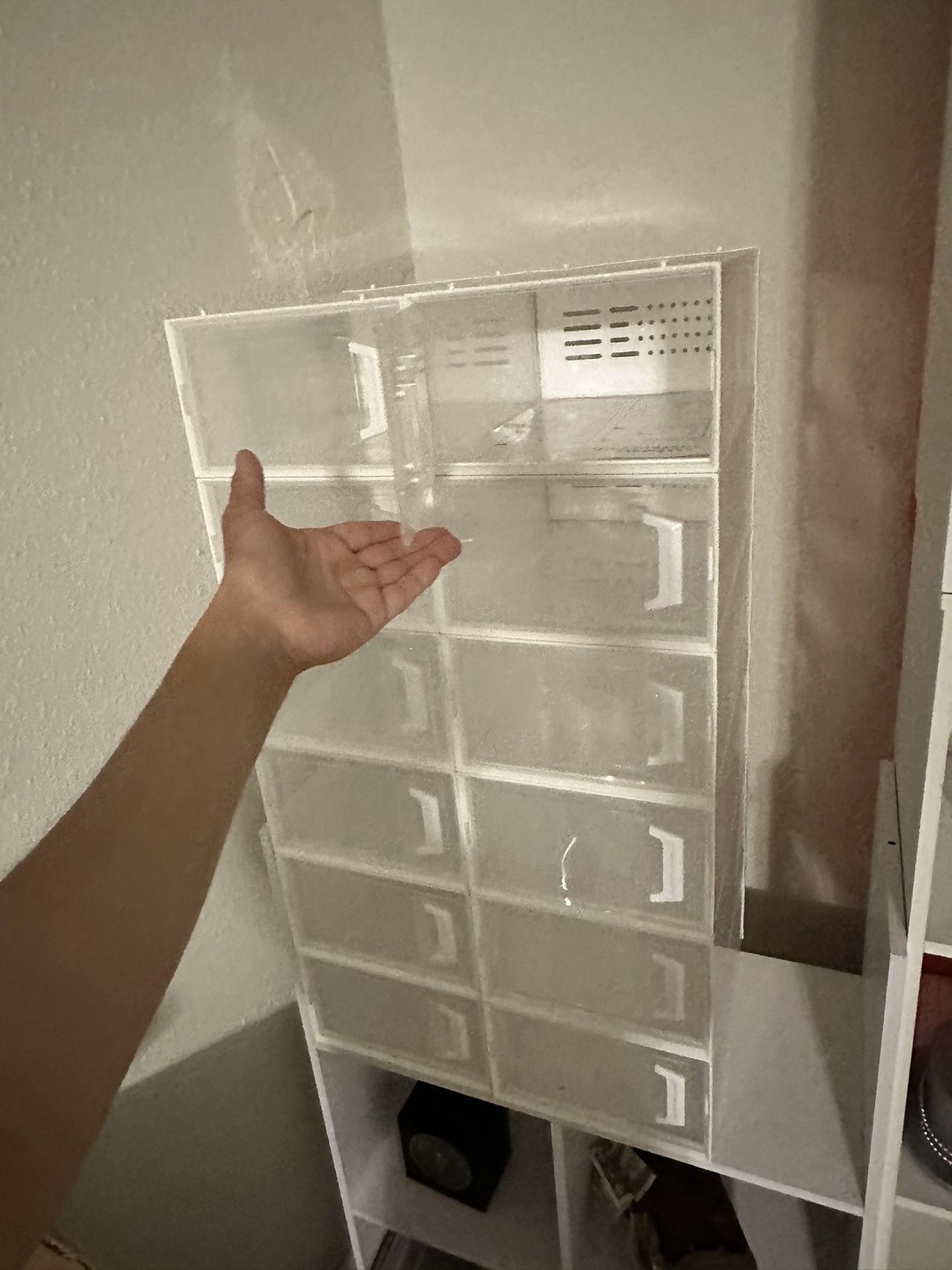 Clear Storage Cubbies