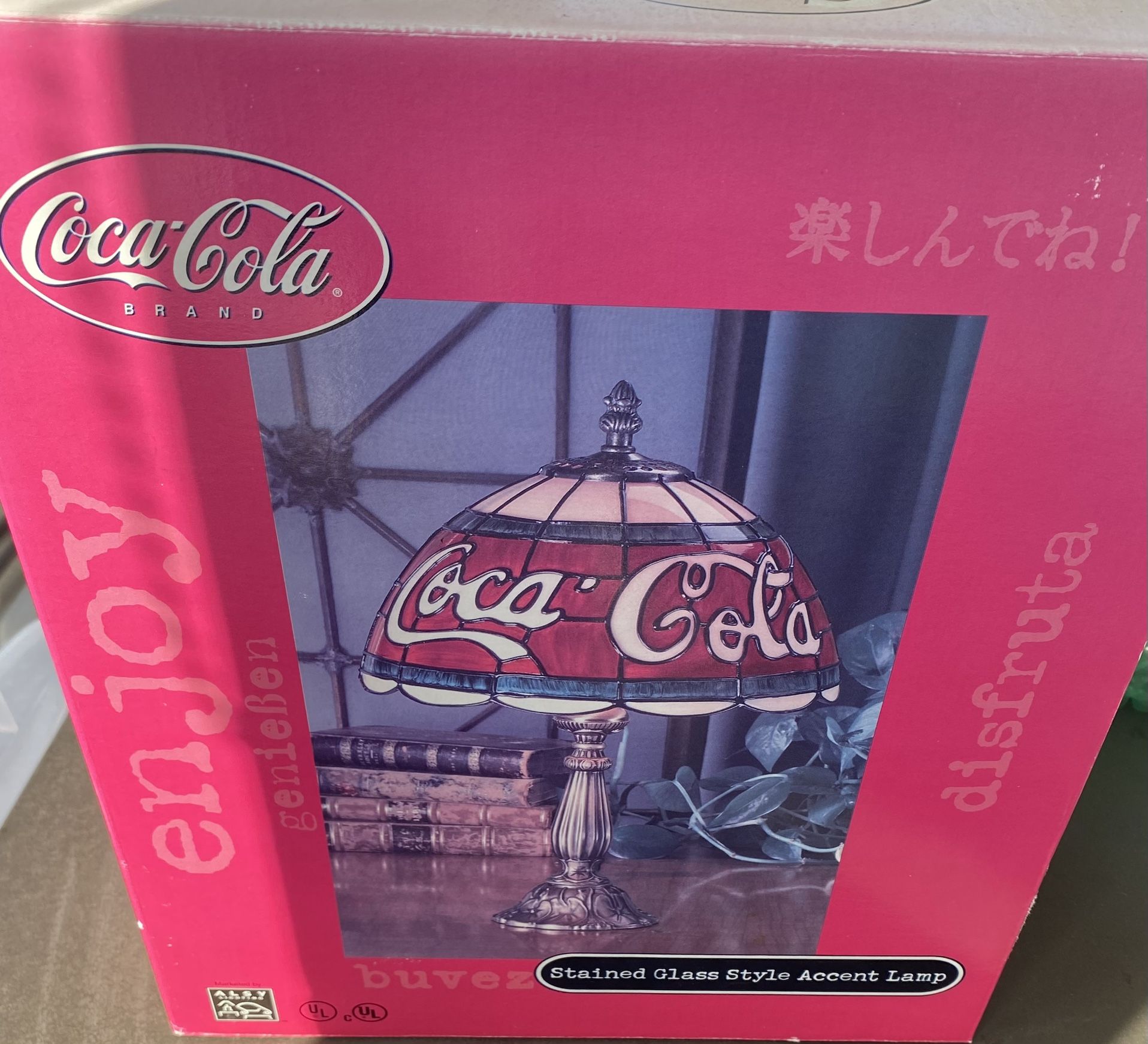 Coca Cola Vintage Lamp In Box 