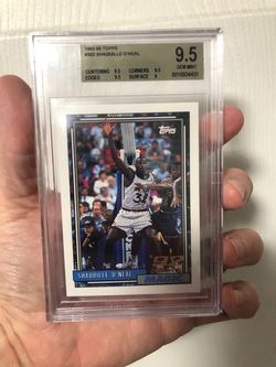 Shaquille O’Neal Topps RC Bgs 9.5