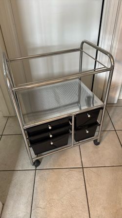 Printer stand with drawers
