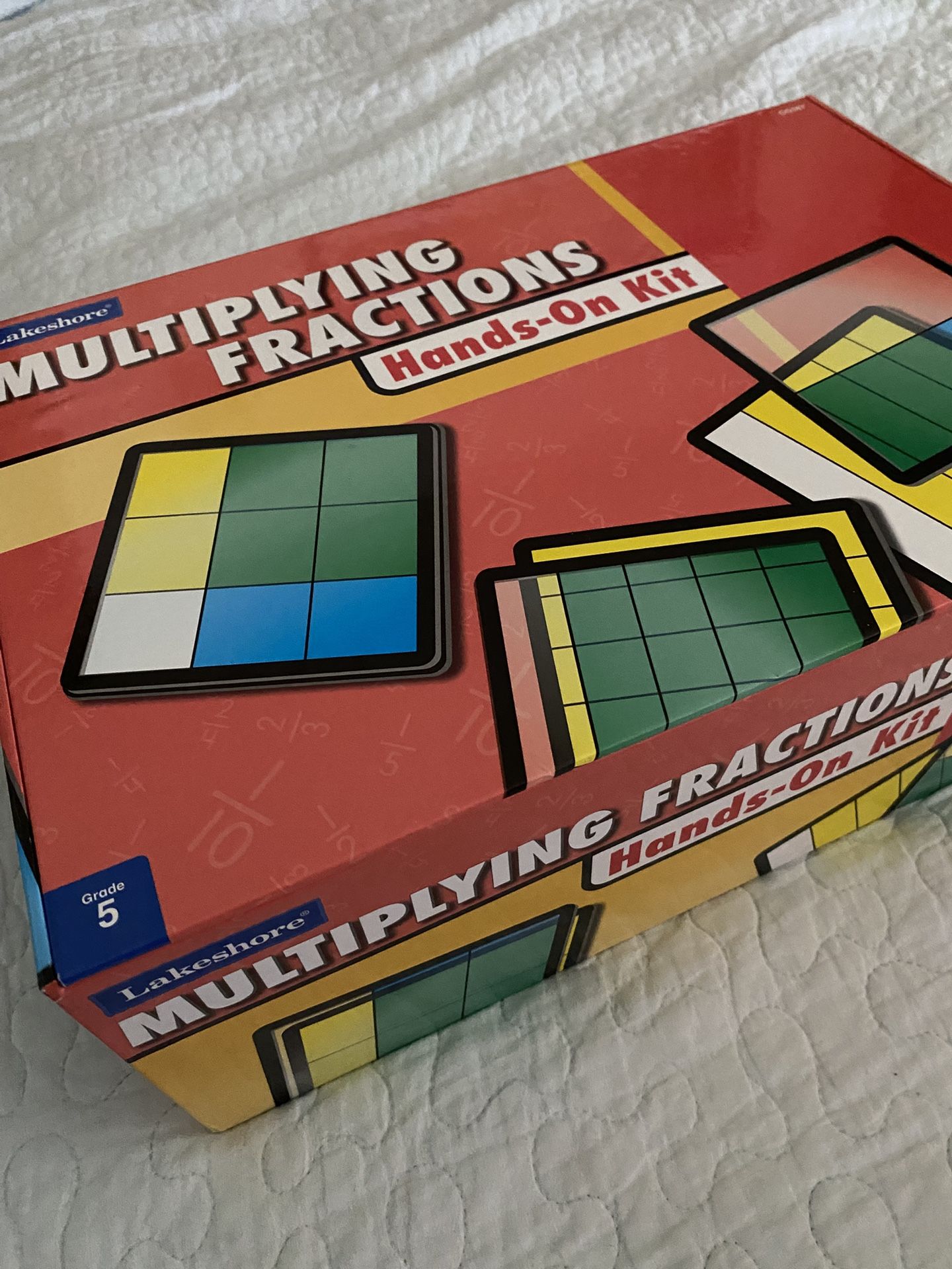 Lakeshore Multiplying Fractions Hands On Teaching Kit