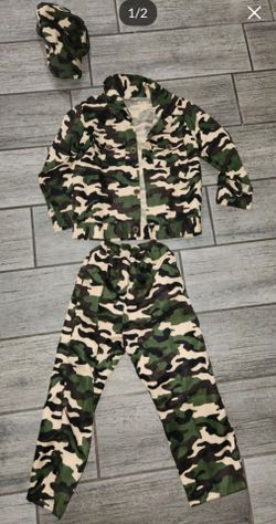 Kids Camo 3-Piece Costume Set 5/6