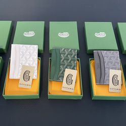 Goyard Card Holders 5 Colors