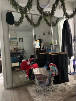 3 floor to ceiling length mirrors