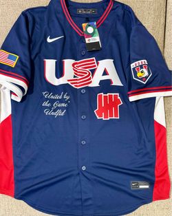 UNDEFEATED USA WBC 2026 World Baseball Classic Baseball Nike Jersey Men's XL