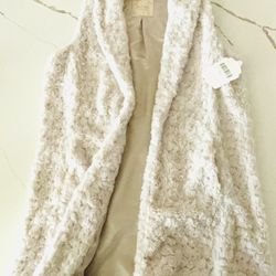 NWOT Altar'd State Long Faux Fur-Style Vest