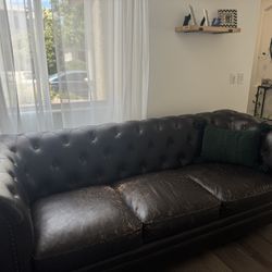 Leather couch