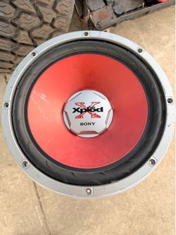 Sony speaker 12 in