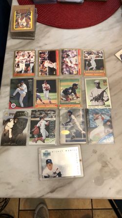 Baseball Card Lot with Mickey Mantle Upper Deck