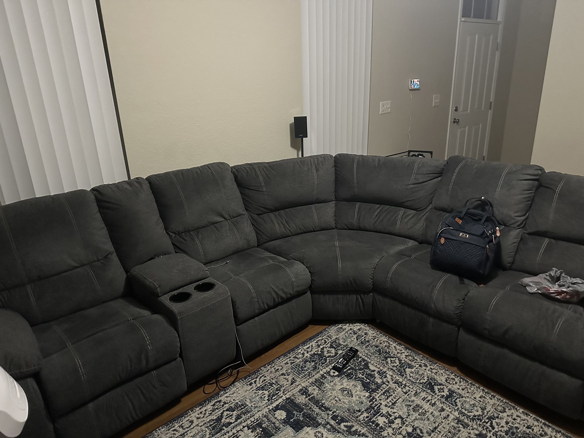 Sectional with Power Recliners