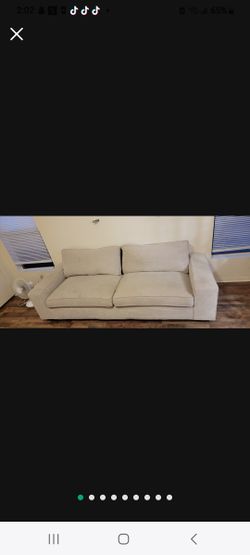 😍 Beige Sofa- Completely Removable Cover