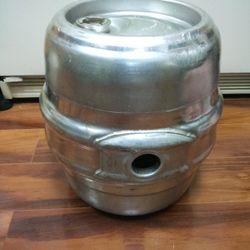 RAT ROD HOT ROD VINTAGE BEER KEG GAS TANK STAINLESS STEEL 7.75 GALLON