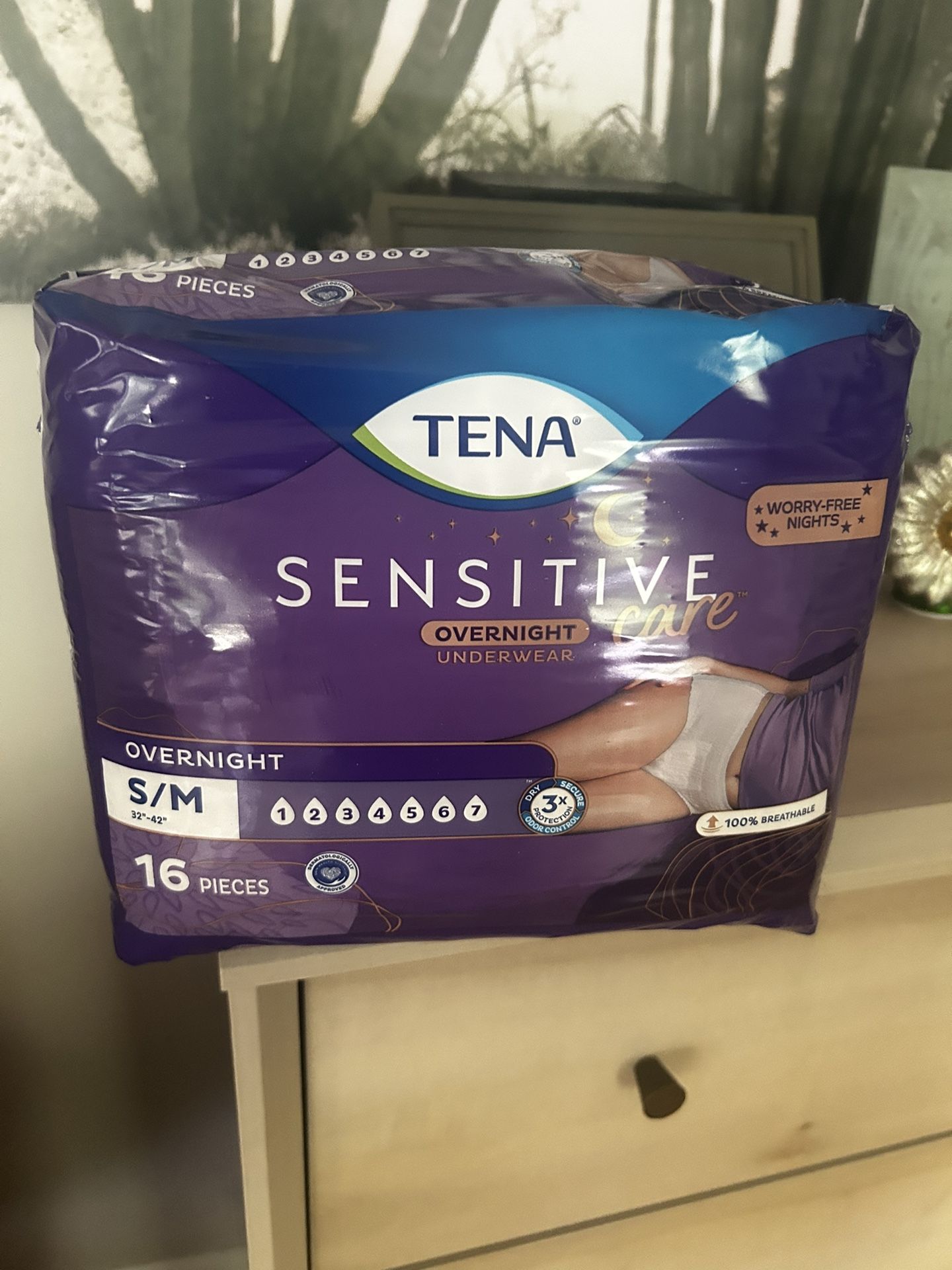 Tena Sensitive Women’s Overnight Underwear