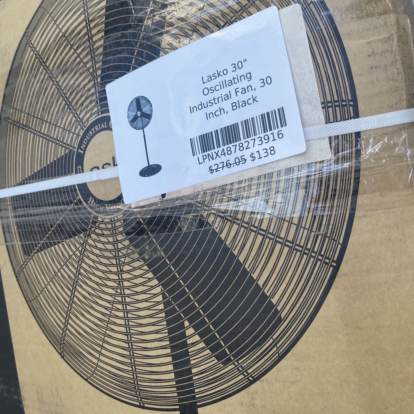FAN: Industrial Lasko Fan 30” Model 3135 for Sale in Las Vegas, NV - OfferUp
