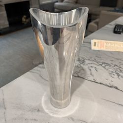 Heavy Silver Tone, Nambe Vase