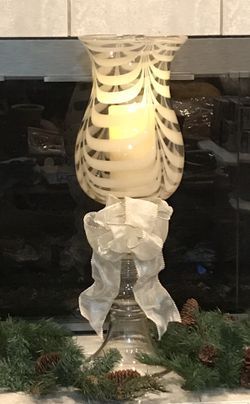 GLASS Candle Holder Vase