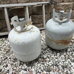 2 Propane Tanks 