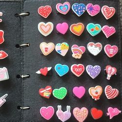 Heart Jibbitz Croc charms 