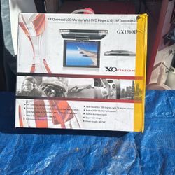 Pantalla   Para Carro. Con DVD Es De 13”. Nueva Y Trabajándo $50 Firme 