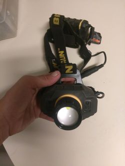 Braun LED Headlamp with Adjustable Strap